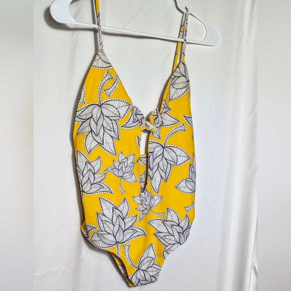Women's Aila Blue One Piece - Yellow, black and white, Size L